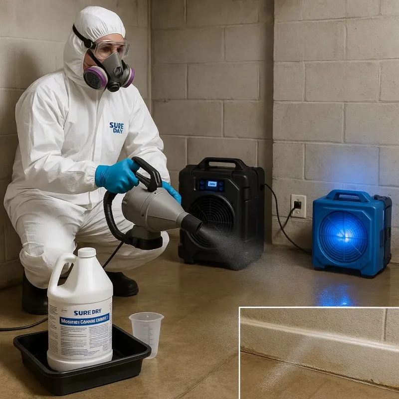 Sanitization and Odor Removal process in Tunica, MS